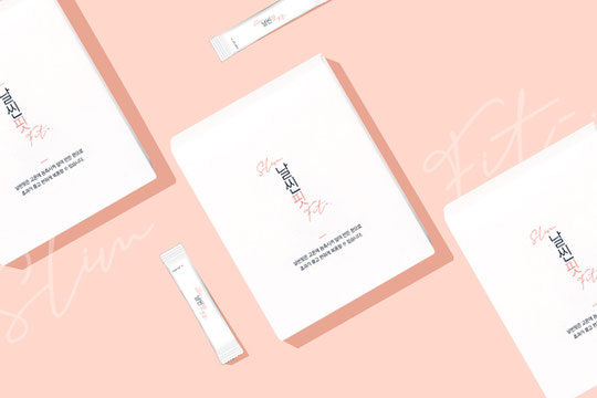 자인한의원 슬림핏 패키지 디자인 썸네일 이미지