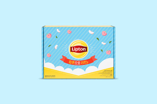 립톤 아이스티 키트 패키지 제작 썸네일 이미지