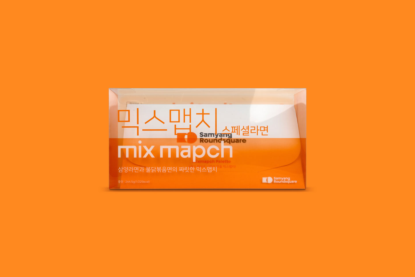 삼양 믹스맵치 라면세트 배포용 패키지 전체 샷